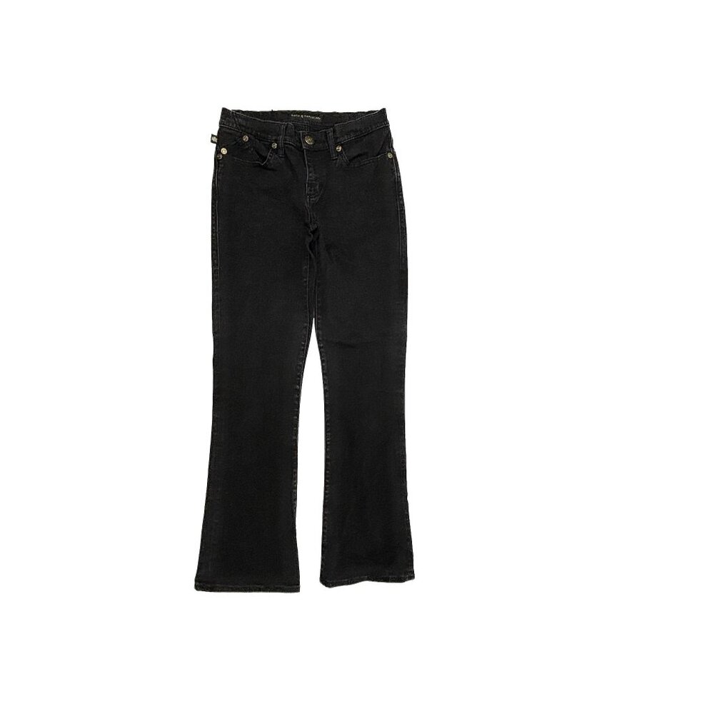 Rock & Republic Kendra Curvy Bootcut Women's size 8 Black Denim Jeans